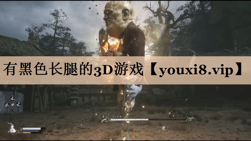 有黑色长腿的3D游戏